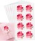 240 Pcs Happy Mother's Day Stickers - 2 Inch Large Pink Floral Labels - Durable Self-Adhesive Seals for Gift Boxes, Envelopes, and Bouquets